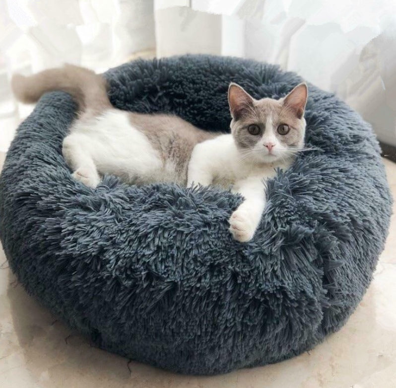 Pet Bed – Pet's Favorite Fuzzy Snuggle Nest