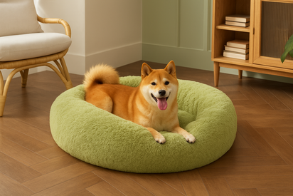 Pet Bed – Pet's Favorite Fuzzy Snuggle Nest