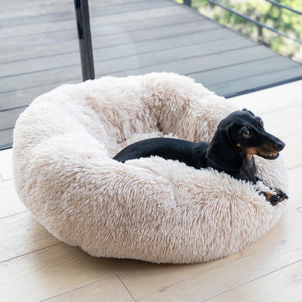 Pet Bed – Pet's Favorite Fuzzy Snuggle Nest